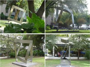 “Unsquare” (vista de varios ángulos) diseñada por Okairy Ortiz e Ingrid Villareal. ITESM Campus Monterrey, NL